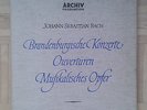 B91 BACH INSTRUMENTALWERKE BRANDENBURG CONCERTOS 5 x LP ARCHIV KL 22 - 26