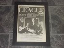 Human league-Don't you want me-1981 original poster sized advert framed