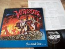 VENDETTA - GO AND LIVE... VINYL LP (1987) NOISE N 0102-1