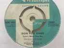Don Fox Sings 'Tain't What You Do RGM Triumph UK 45