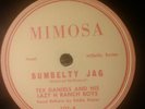 Tex Daniels & his Lazy H Ranch Boys 78 rpm Record Hillbilly Bumbelty Jag Mimosa