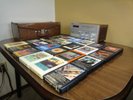 Rhapsody RY-1080T 8 Track Player Alarm Clock Radio *TESTED 24 Tapes, Case Lot=26