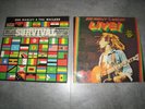 Vinyl 3 LP Bob Marley LIve & Survival & Babylon by bus