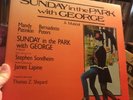 Sunday In The Park With George OG Cast Recording Soundtrack LP w/20p inset EX