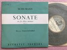 MAGDA TAGLIAFERRO Schumann Sonata No.1 ORIG Ducretet-Thomson FRA-1951 10