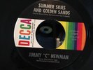 JIMMY C NEWMAN 45 Summer Skies Golden Sands RARE COUNTRY BOPPER