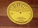 1954 SUN Label From Elvis Presley Museum I DON'T CARE IF THE SUN DON'T Shine