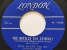 60's GIRL Joyce Germain THE BEATLES ARE COMING  London 45 rare Canadian NM