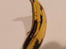 VELVET UNDERGROUND LOU REED RARE NOS BANANA PIN BADGE AS DESIGNED BY WARHOL