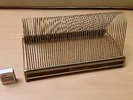 Retro 1960/70s PLATTOFIX Vinyl 45s 33s LPs Record Disc Rack Holder Funky Vintage