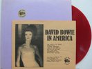 DAVID BOWIE In America RED Colored Vinyl TMOQ LP Stamped Cover + Insert VG++