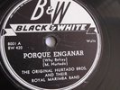 Hurtado Brothers Royal Marimba Band 78rpm single 10-inch Black & White #8001