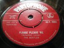 BEATLES  PLEASE PLEASE ME / ASK ME  1963 RED LABELLED ORIG U.K. 45. V/G plus