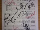 Oasis Fully Signed / Autographed Fade In Out Music Sheet - Liam Gallagher