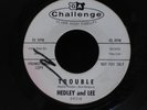 Hedley and Lee-Trouble/Little Miss Treater-Challenge 1019-WLP PROMO RARE