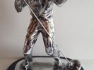 Large 2005 Leonardo Silver Dreams Figurine Elvis Presley The King Rock n Roll