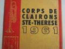 Corps de Clairons Ste-Therese 1961 LP DRUM & BUGLE CORPS Quebec