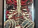 METALLICA - 3x FOIL variant concert posters AP Death+Plague+Conquest Rhys Cooper