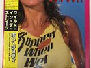 BON JOVI Slippery When Wet JAPAN VINYL LP OBI INSERT Message card 28PP-1025