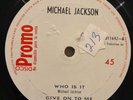 MICHAEL JACKSON - Who is It / Give On to Me - RARE COSTA RICA PROMO MAXI SINGLE