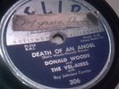 ROCK 78 THE VEL AIRES death of an angel / man from utopia FLIP label