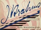 PAUL MAKANOWITZKY - Brahms Violin Sonata No.1 & No.2