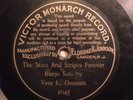 pre-dog Victor Monarch Record, Eldridge Johnson, STARS & STRIPES FOREVER, LISTEN