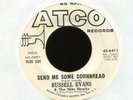 RUSSELL EVANS Send Me Some Cornbread on Atco Promo Mod Funk 45 Hear