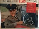 ELVIS PRESLEY LP A DATE WITH ELVIS 12” RCA LPM 2011 CALENDER HYPE STICKER