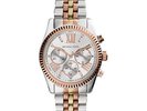 OROLOGIO MICHAEL KORS MK5735 Lexington Acciaio Oro Rosa Silver Bicolore Donna