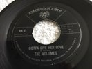 THE VOLUMES - “Gotta Give Her Love” (American Arts AA 6) VG+ Condition
