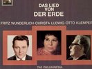 Mahler - Das Lied von der Erde LP, Fritz Wunderlich, Ludwig, Klemperer