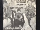 Rolling Stones: Let's spend the night together / Ruby Tuesday. Danish issue. EX+