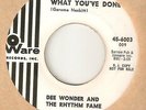 DEE WONDER What Youve Done WARE PROMO STAFFORD  NORTHERN SOUL 45