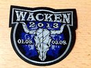 Wacken open air 2013 Patch -WOA Alice Cooper ASP Rammstein Sabaton Powerwolf
