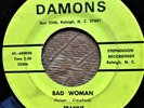 Rare Funk / Deep Soul 45 - Frankie and The Damons - Bad Woman - Damons 68002 VG-