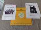 Fields of the Nephilim/Iron maiden BBC in concert transcription disc cue sheets