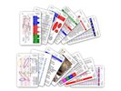 Complete EMS Vertical Badge Card Set - 13 Cards