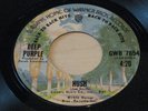 DEEP PURPLE hush/kentucky woman 1974 USA WB 7654 3RD 45 VG+ RARE