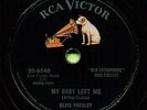 ELVIS PRESLEY (My Baby Left Me / I Want You, I Need You) ROCK  78 RPM  RECORD