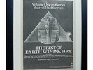 EARTH WIND & FIRE+September+POSTER AD+RARE+ORIGINAL+1978+FRAMED+FAST GLOBAL SHIP