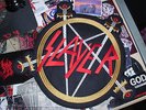 Slayer Shape Logo Patch Backpatch XXL Thrash Metal Angel Of Death /_____/__/