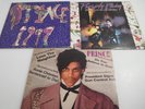 3 Prince LP Vinyl Records: Controversy Purple Rain (Poster ) 1999