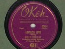 c 78 RPM Billie Holiday OKeh 6064 in E