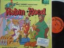 WALT DISNEY ROBIN HOOD   Story & Songs   GATEFOLD VINYL LP USA PRESS