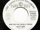 DAVY DMX-ONE FOR THE TROUBLE ON TUFF CITY HIP-HOP 45-WLP, M-