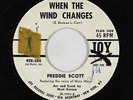 Northern Soul Popcorn 45 - Freddie Scott - When The Wind Changes - Joy - mp3