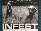 Infest   Slave LP | Deep Six Draw Blank 1997 RED vinyl + EXTRA POSTER | gism kbd