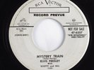 Rockabilly 45 ELVIS PRESLEY Mystery Train RCA VICTOR promo HEAR