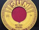THE PRISONAIRES   BABY PLEASE / WALKIN (1953) ORIG SUN 186 RARE BLUES DOOWOP 45